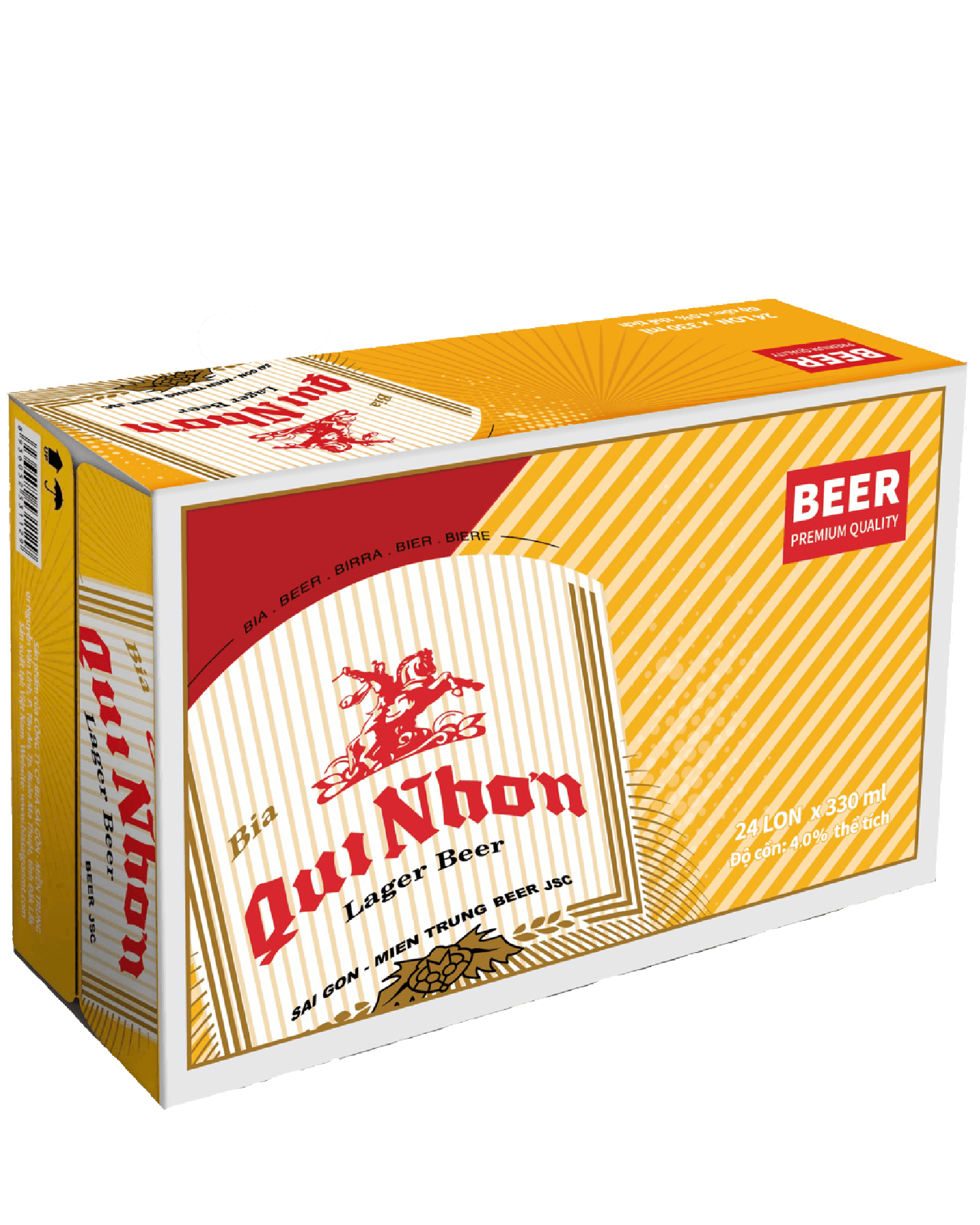 Bia Qui Nhơn Thùng 24x330ml lon tiêu chuẩn