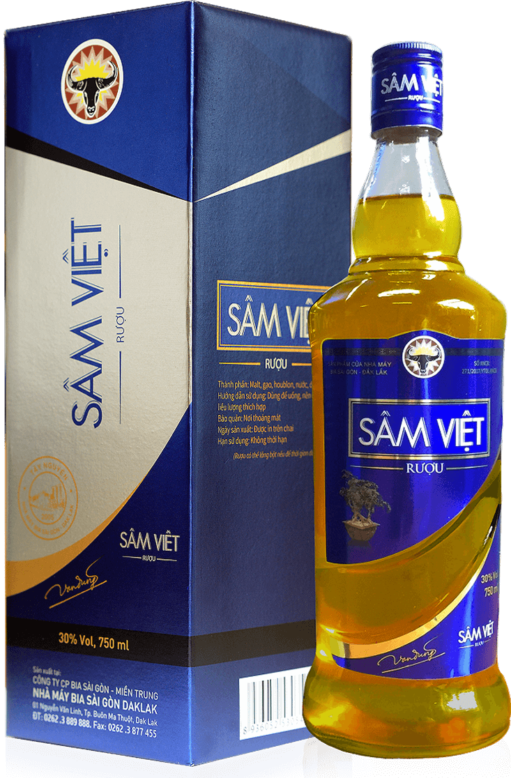 Rượu Sâm Việt thùng 12 chai (750ml)