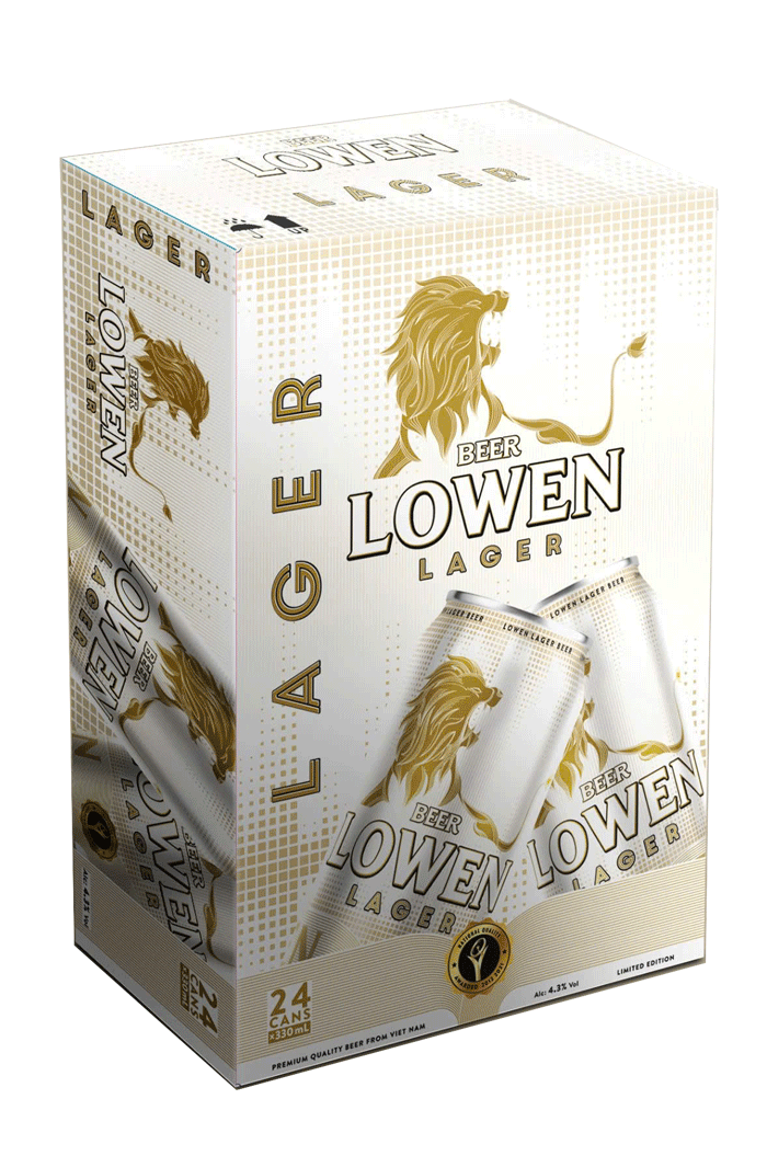 Bia Lowen Lager Thùng 24 Lon (330ml standard)