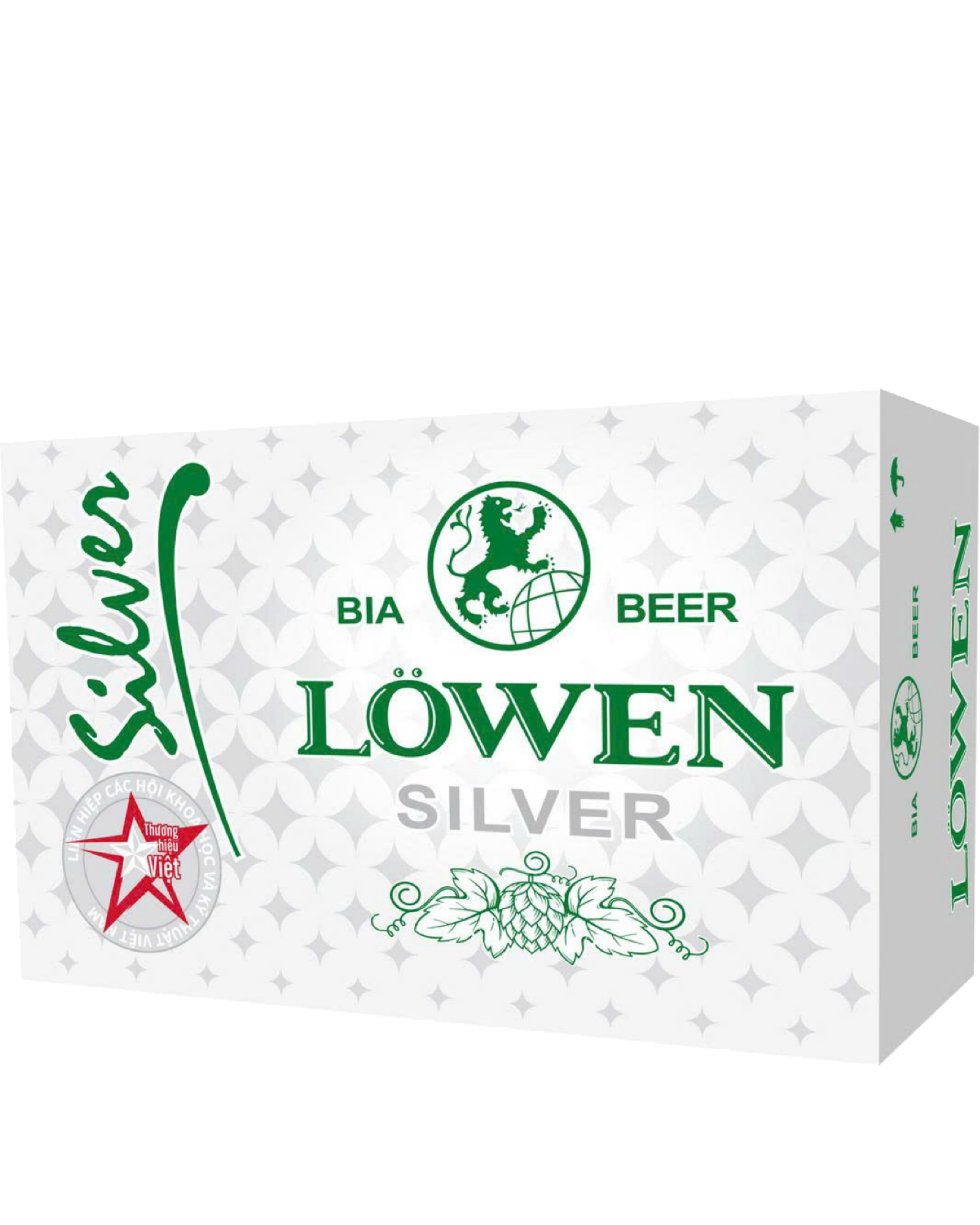 Bia Löwen Silver export Thùng 24 x 250ml/330ml lon sleek