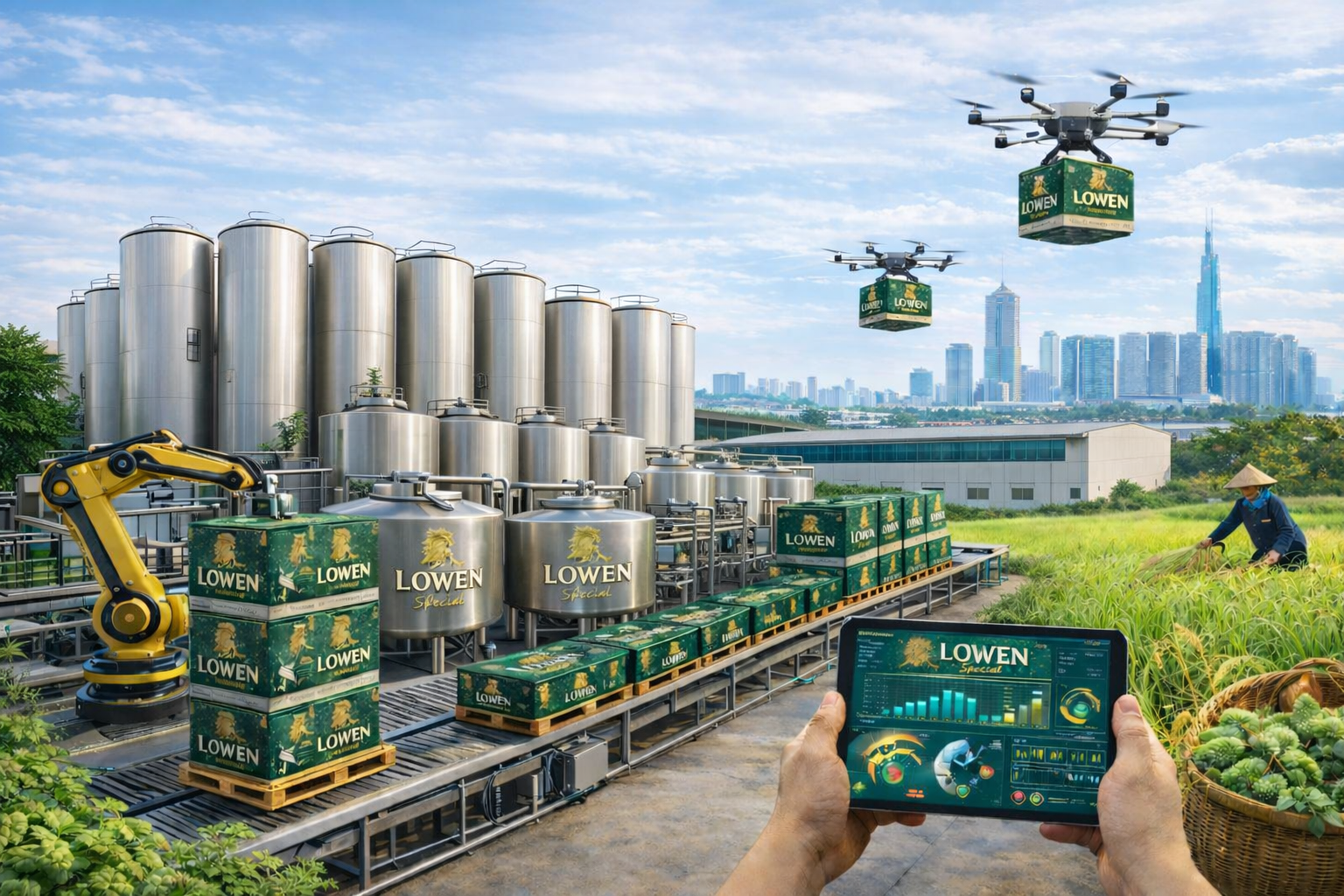 Xu hướng gia công bia năm 2026 tại Việt Nam