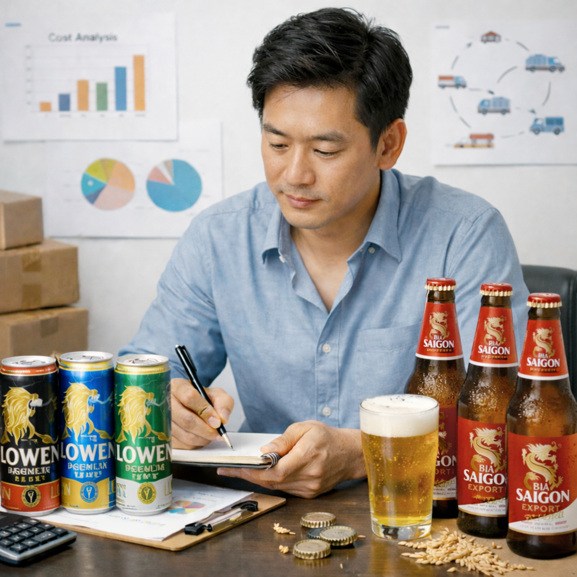 Bia lon hay bia chai: Đâu là lựa chọn tối ưu cho thương hiệu bia riêng của bạn?