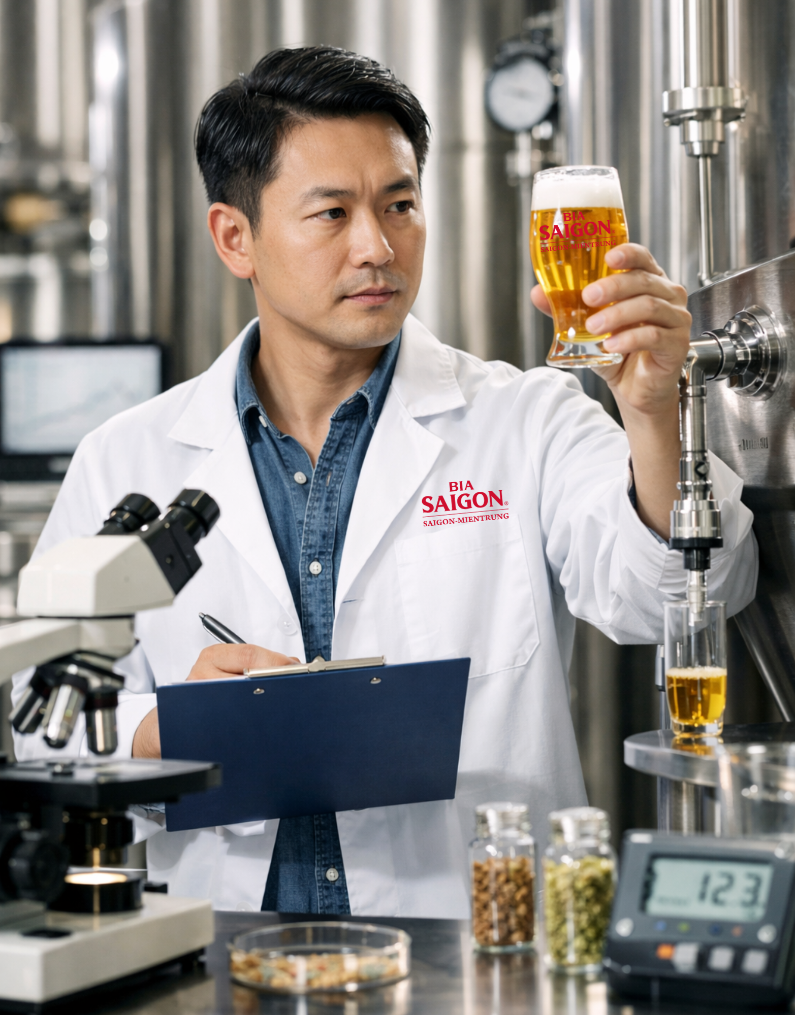 Quy trình kiểm soát chất lượng nghiêm ngặt trong nhà máy sản xuất bia: Chìa khóa vàng cho thương hiệu riêng