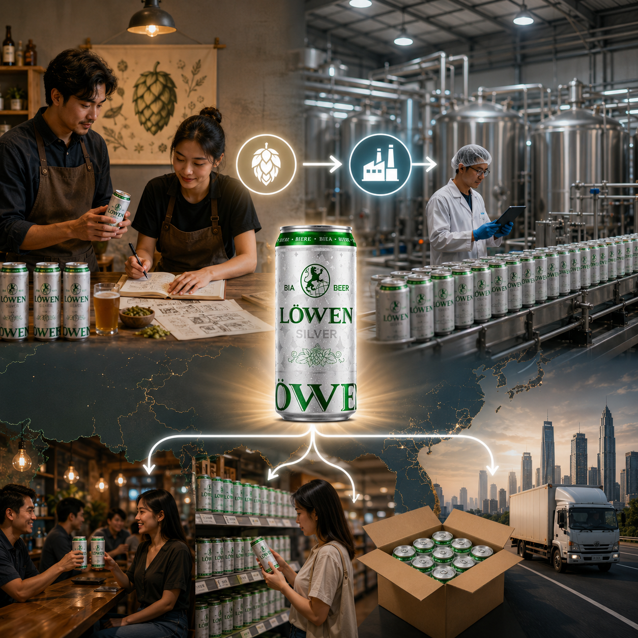 How Does Beer OEM Manufacturing Help Small Brands Compete?