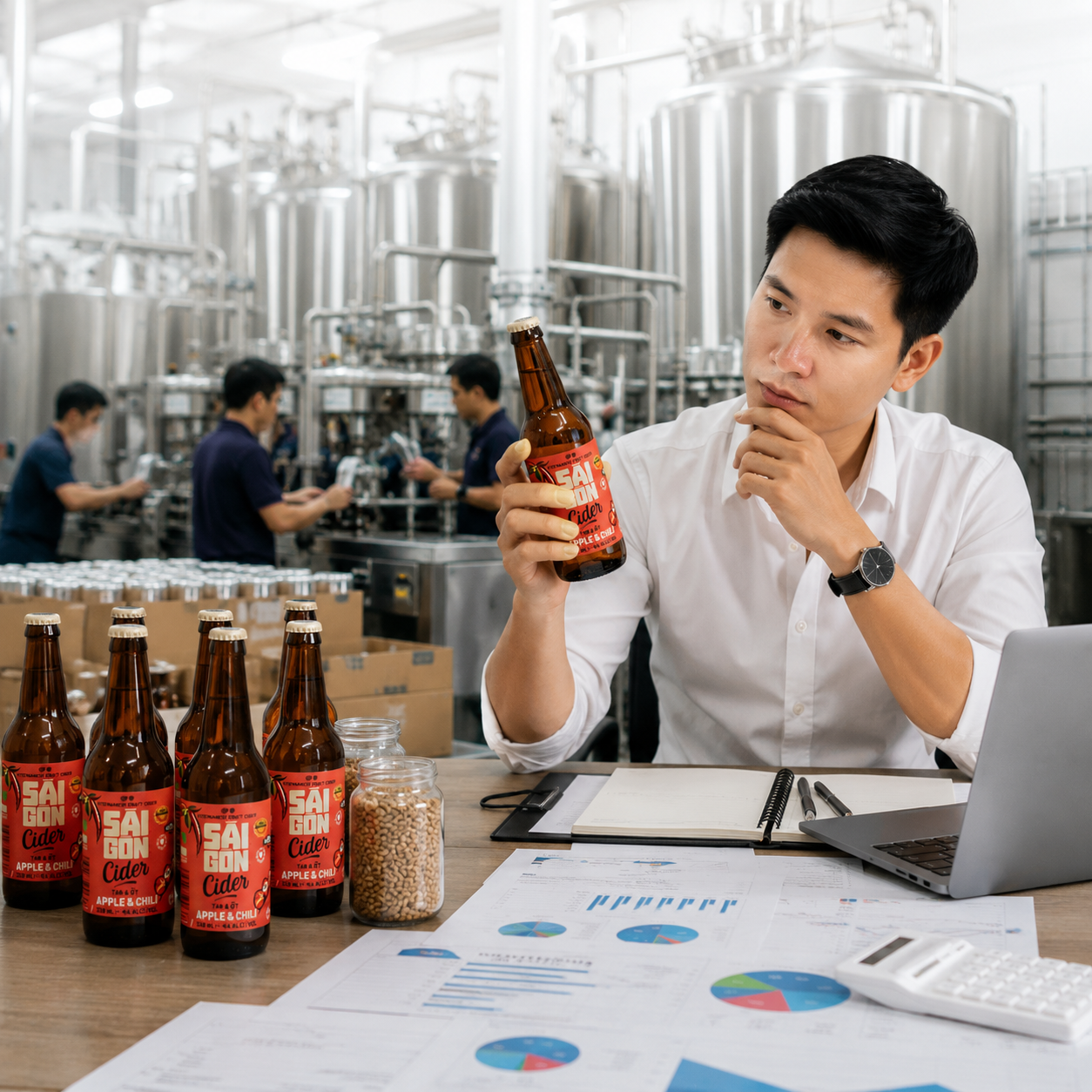 Chi phí thực tế khi xây dựng thương hiệu bia riêng