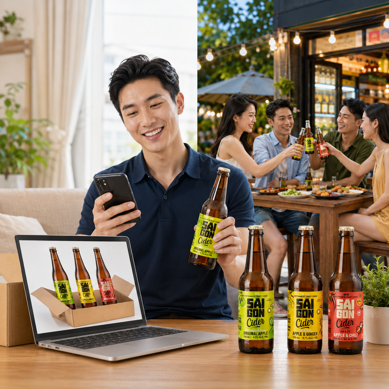 Kết hợp online – offline để bán bia hiệu quả mùa hè