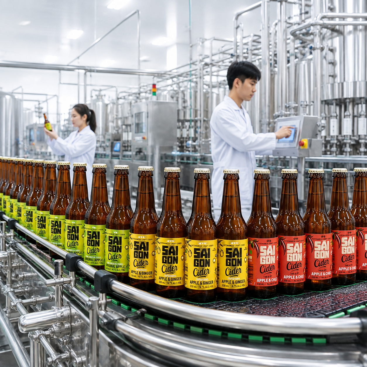 Công nghệ giúp kiểm soát chất lượng bia đồng đều: Yếu tố quyết định sự thành công của thương hiệu bia riêng