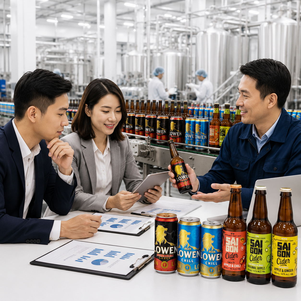 Gia công bia giúp giảm rủi ro kinh doanh như thế nào?